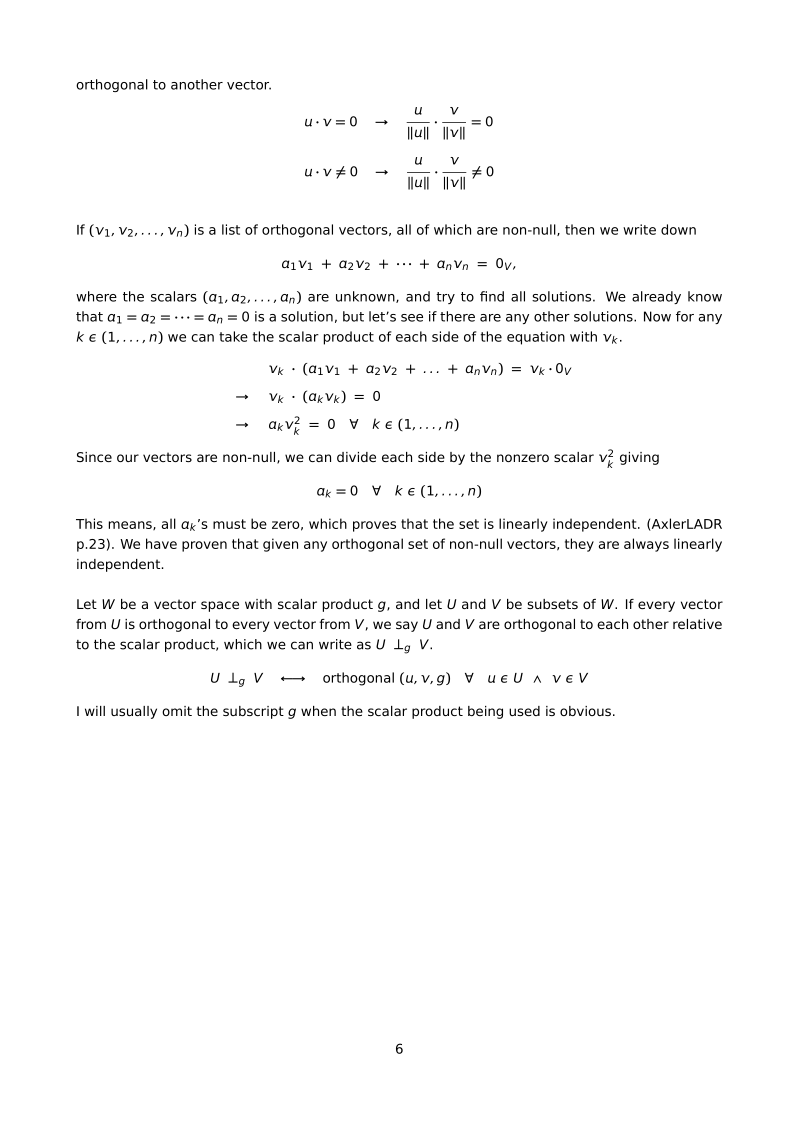 Scalar Products, page 6