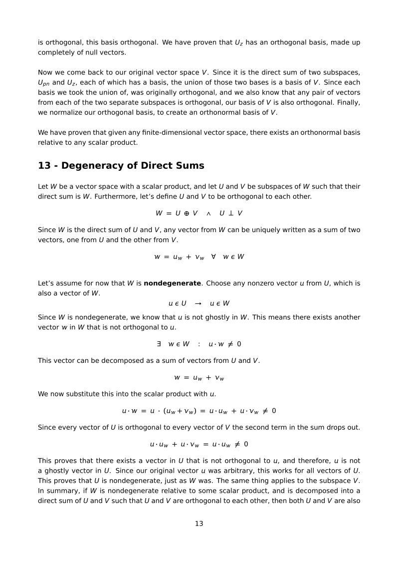 Scalar Products, page 13
