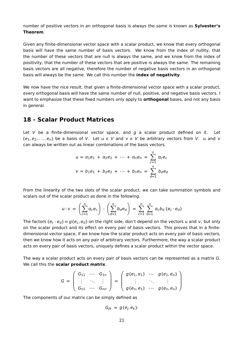 Scalar Products, page 21