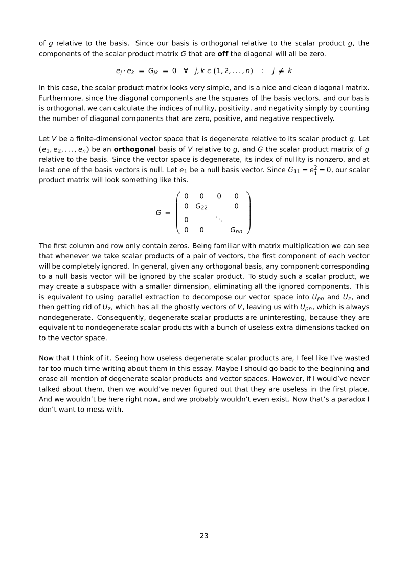 Scalar Products, page 23