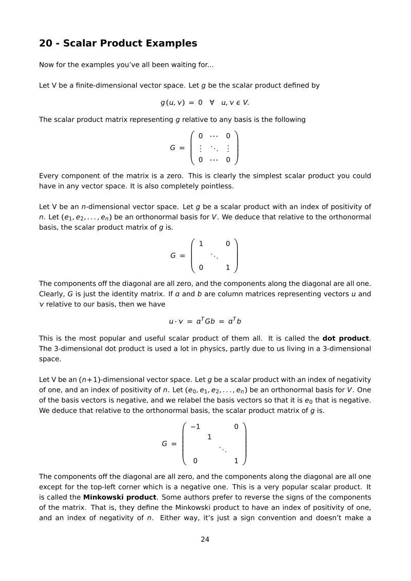 Scalar Products, page 24